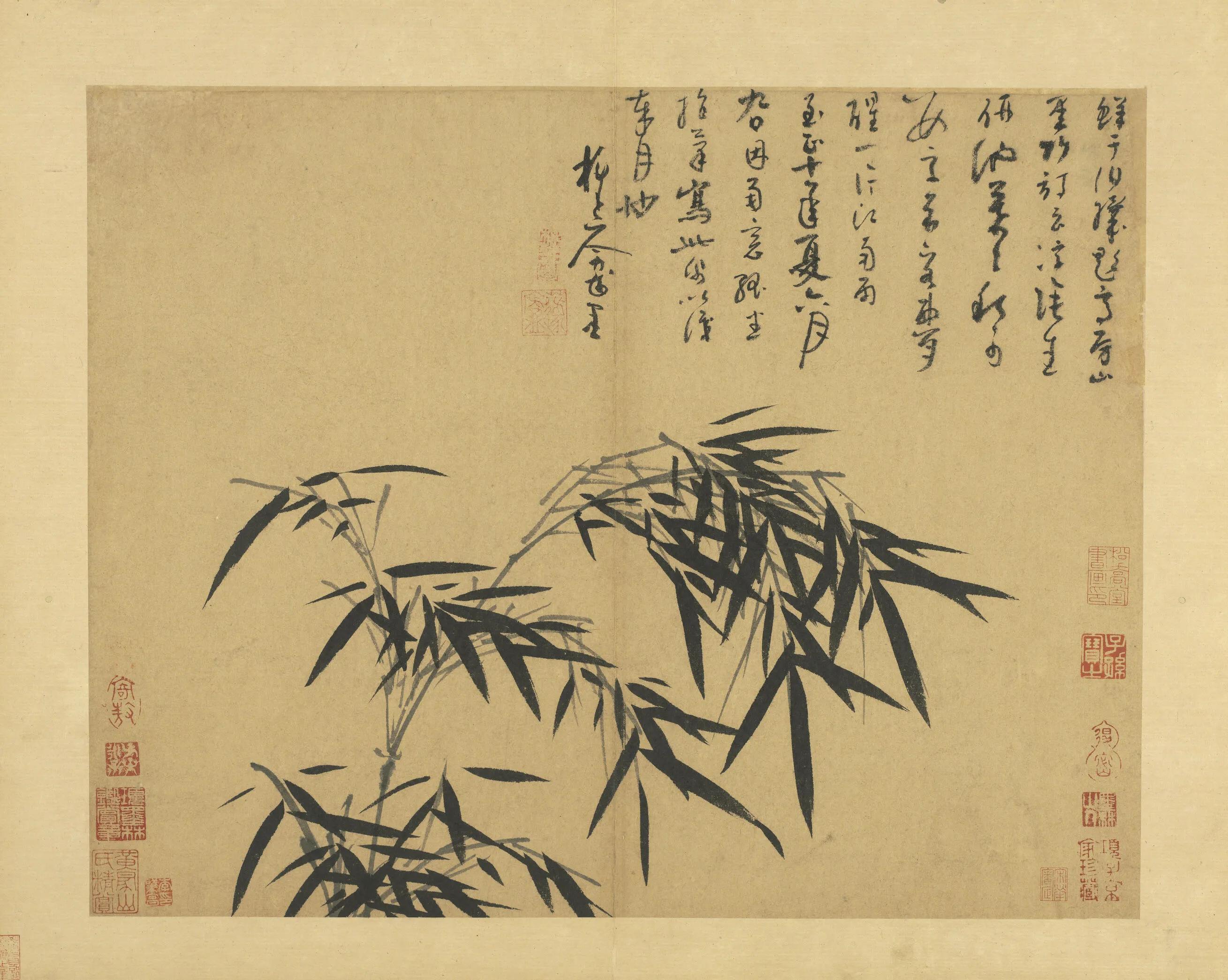 谁才是画竹子历史第一人？唯吴镇是也！简直是天花板的存在