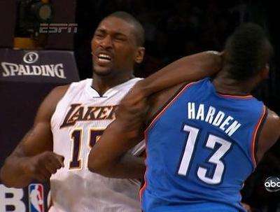 nba五大惡漢有哪些（NBA歷史6大惡漢：勇士2人上榜，阿泰一肘將哈登打倒）