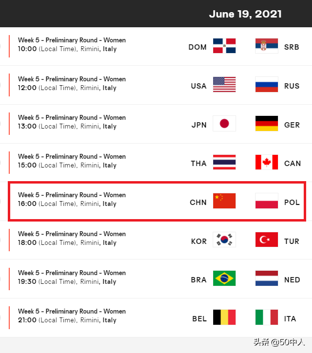 世界杯中波篮球赛五套直播(「2021女排国家联赛」06-18 → 中国 3:0 俄罗斯)