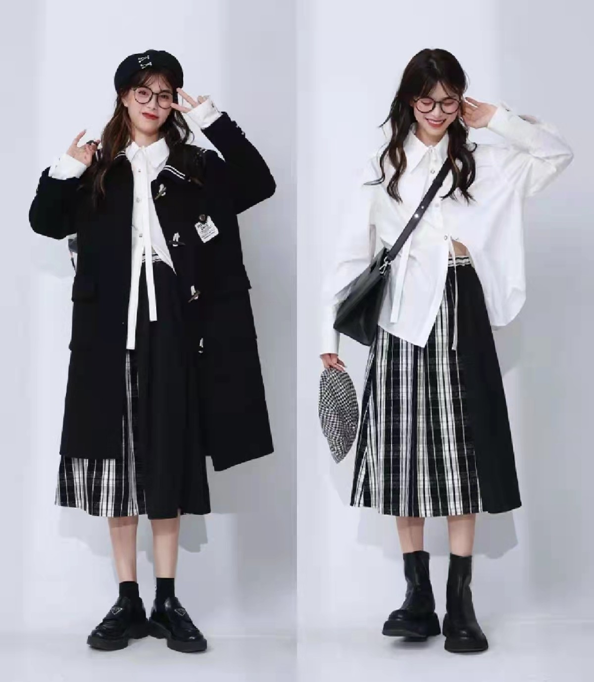 “白衬衫”一年四季都能穿！冬天叠穿法为你总结好了，很实用