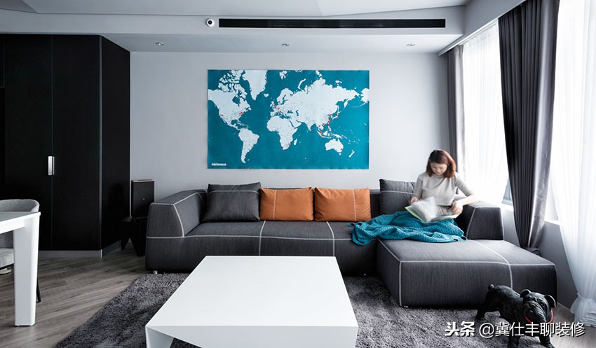 134㎡四室兩廳两卫，取消电视墙，兒童房不放床，实用又敞亮