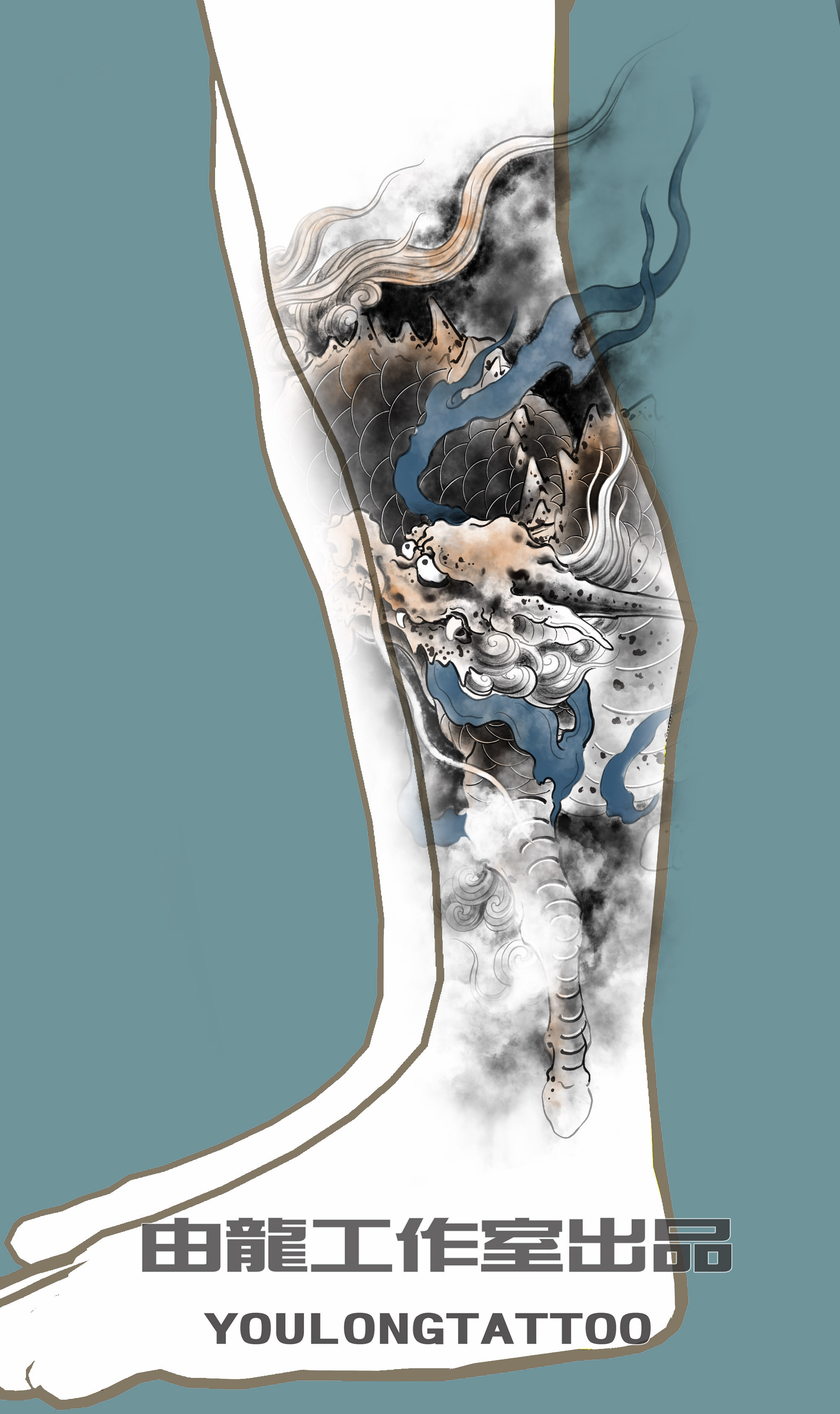 怎样合理选择麒麟纹身图案的风格和色彩