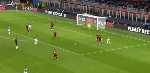 欧冠-AC米兰1-1波尔图 路易斯-迪亚斯闪击卡卢卢造乌龙