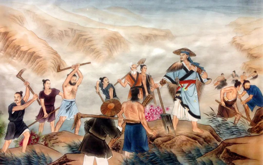 比如说他所提到的历史记载:修建都江堰,大禹治水,东别为沱.