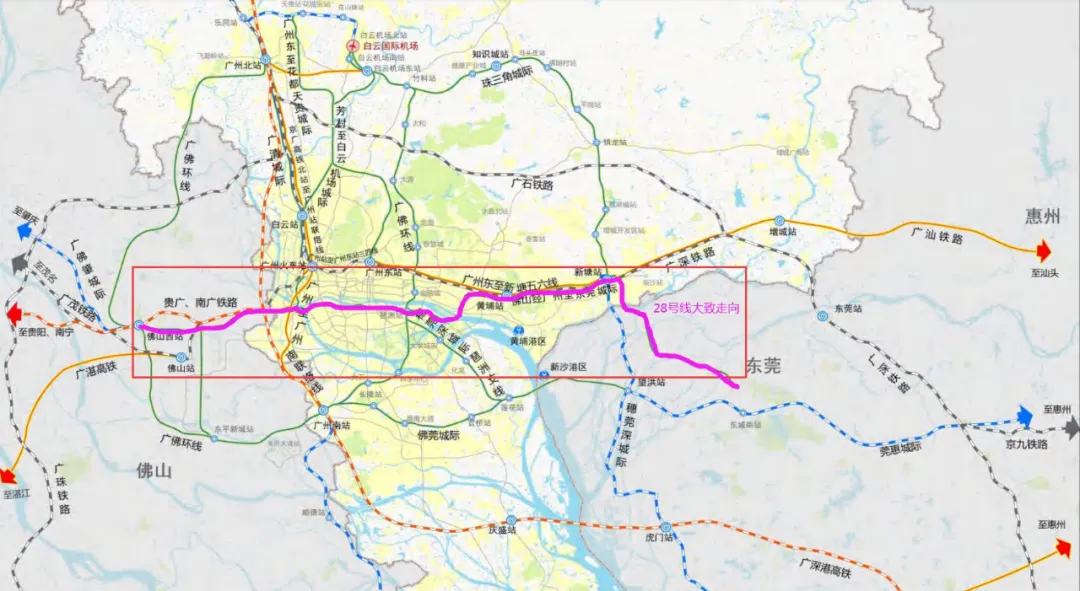 难！广州新一轮地铁规划出炉，这些“缺铁”片区还得再等10年？