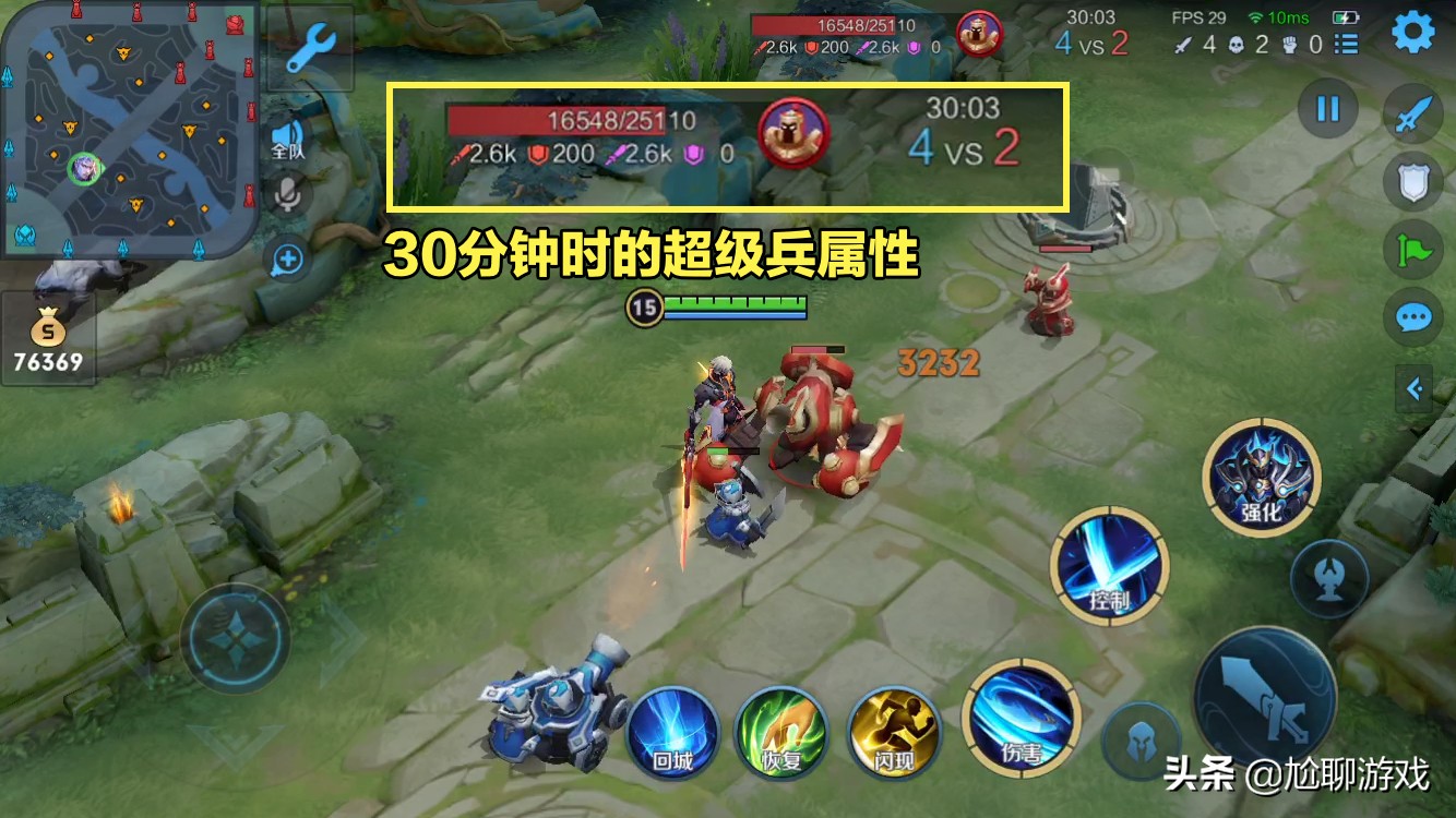 王者荣耀六大线上兵种成长机制揭秘：后期的超级兵因何主宰战场？