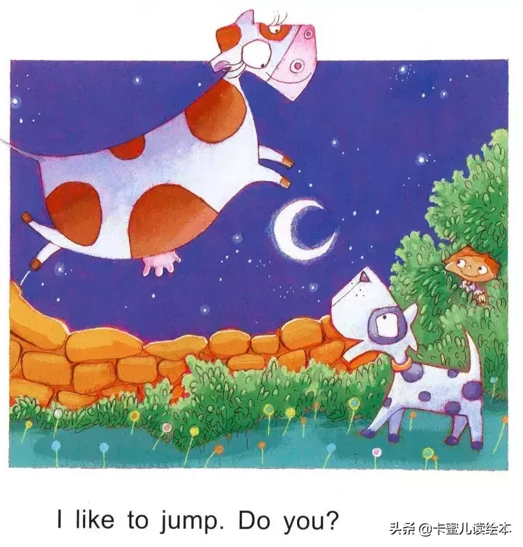 英文有声绘本《The Cow Jumped Over the Moon》奶牛跳过月亮