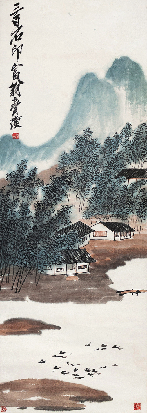 中国100名最著名画家系列-大写意国画齐白石