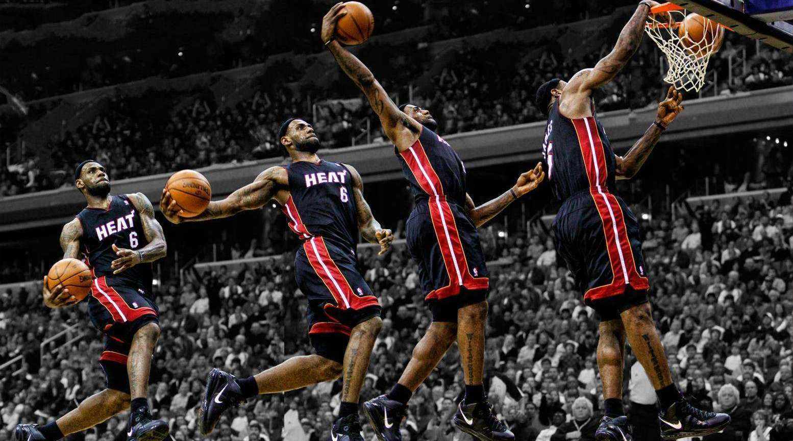 NBA罚球线（字母哥罚球线起跳扣篮，不禁想起詹姆斯当年同样逆天！谁更具美感）