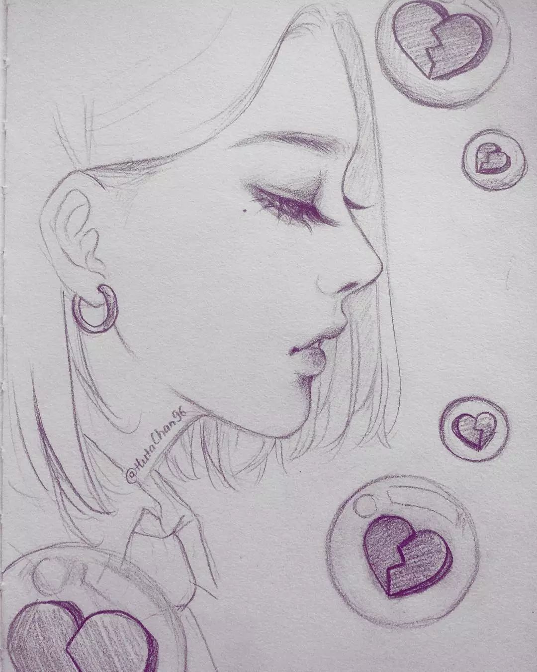 唯美图片女生侧脸清新漫画(侧颜动漫女神,太美了!教你小白逆袭大神)