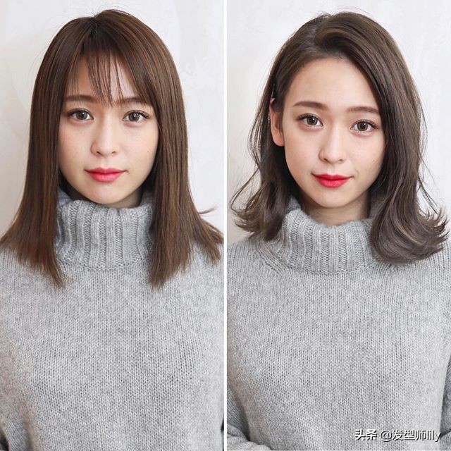 长发剪短，选“锁骨短发”时尚减龄，烫内扣，外翻，微卷，都很美