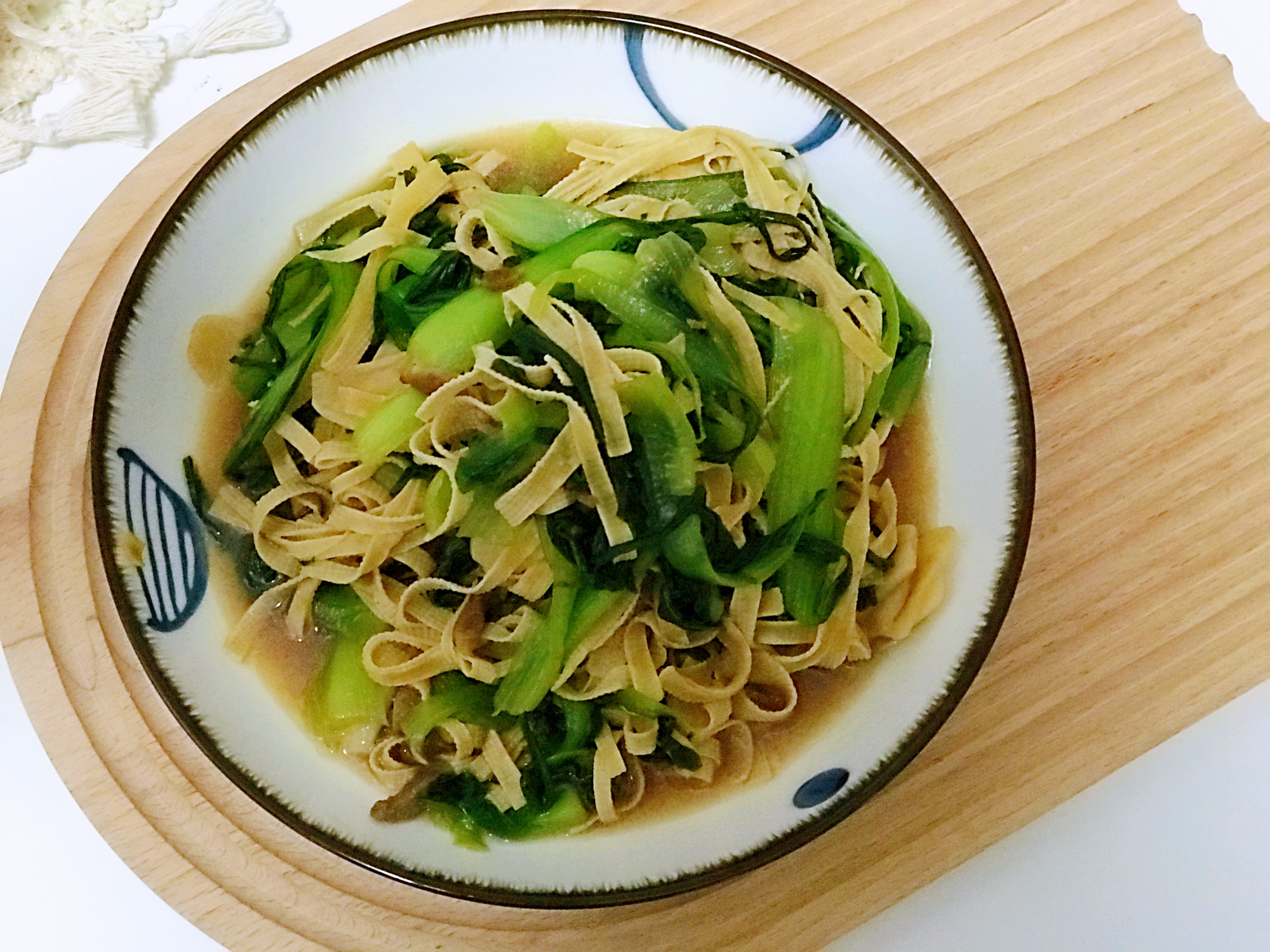 图片[12]-【油菜炒豆皮】做法步骤图 钙含量极高 孩子常吃长高个-起舞食谱网