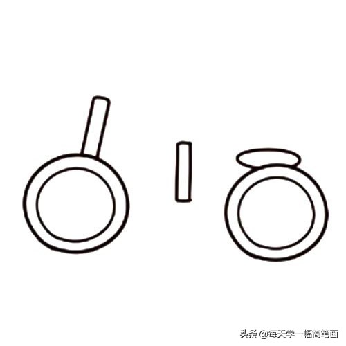 每天学一幅简笔画--自行车简笔画步骤图解教程