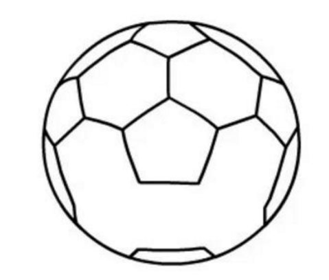 怎么画足球(儿童足球简笔画图片)