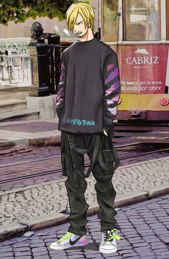动漫潮图头像霸气(当《海贼王》中的九位角色穿上现代服装,鹰眼最霸气