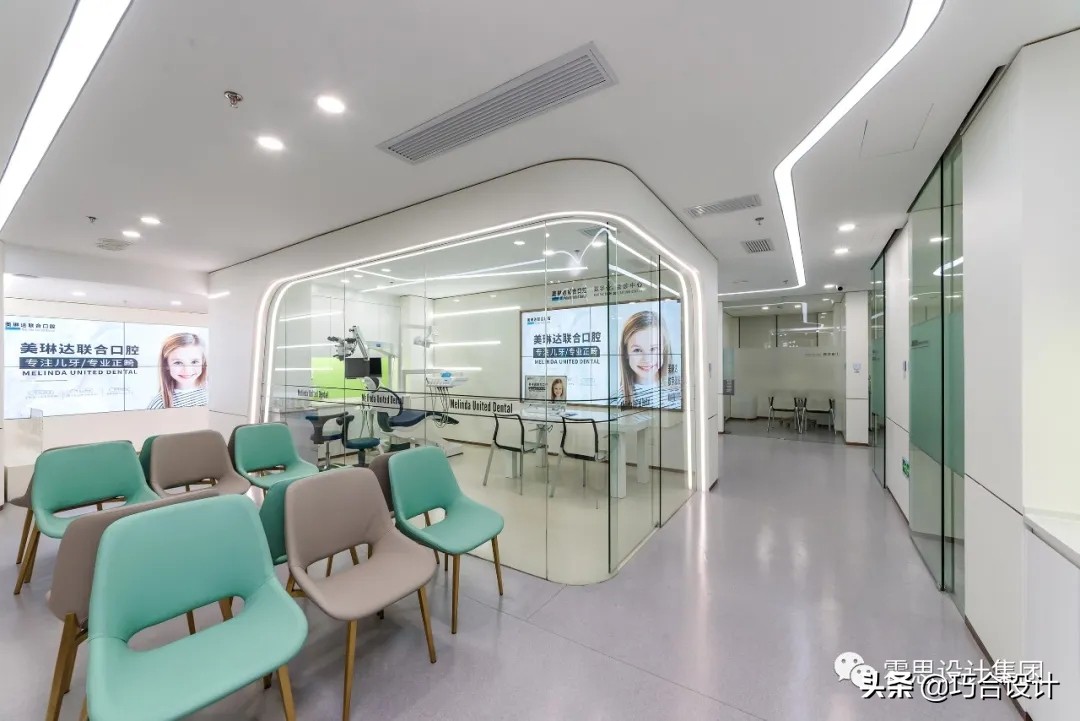 200㎡口腔门诊，如何设计得小而美？丨实例解读