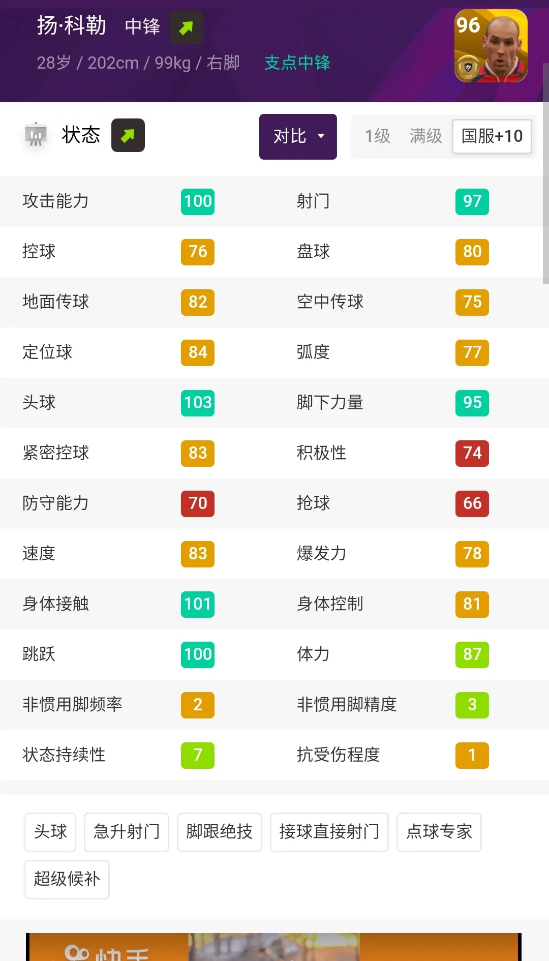 实况足球最高联赛几级(「评测」惊喜连连！欧文再现？传奇突10评测(57-64))