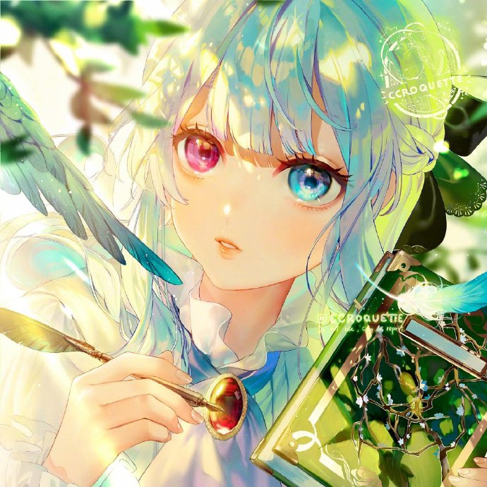 可爱女头像二次元(画师笔下的短发双马尾妹子太可爱了,先收藏一波)