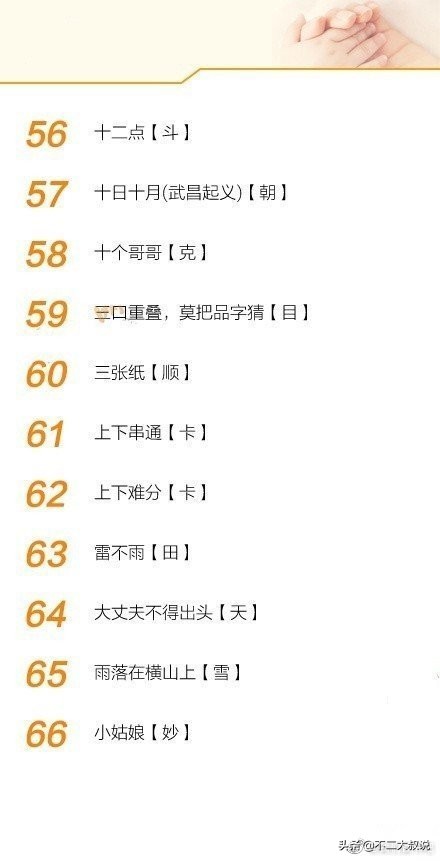 「字谜大全」爱人，亲子间最简单的动脑小游戏，闲来无事猜字谜