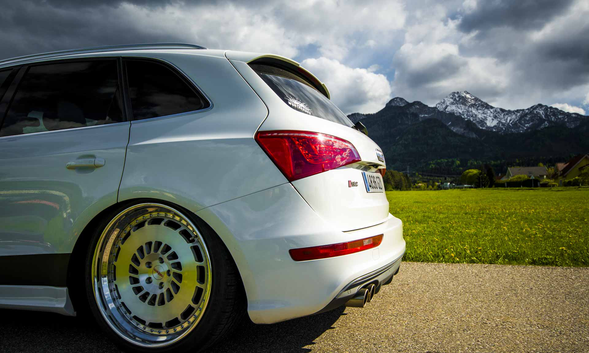 奥迪q5轮毂改装(奥迪q5改装成低趴) - 四帝国车市