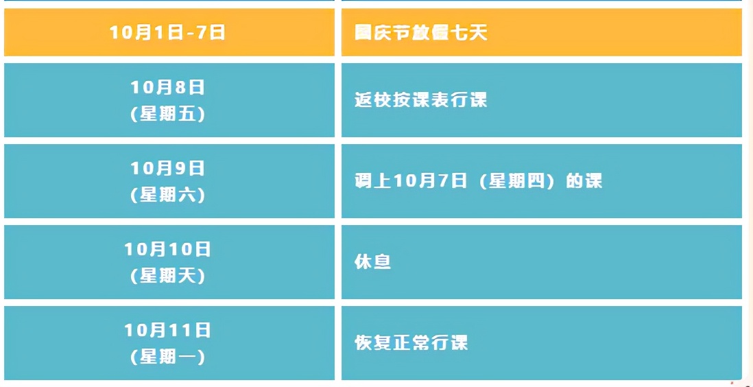 重庆部分中小学国庆放假安排出炉！你家孩子放几天？