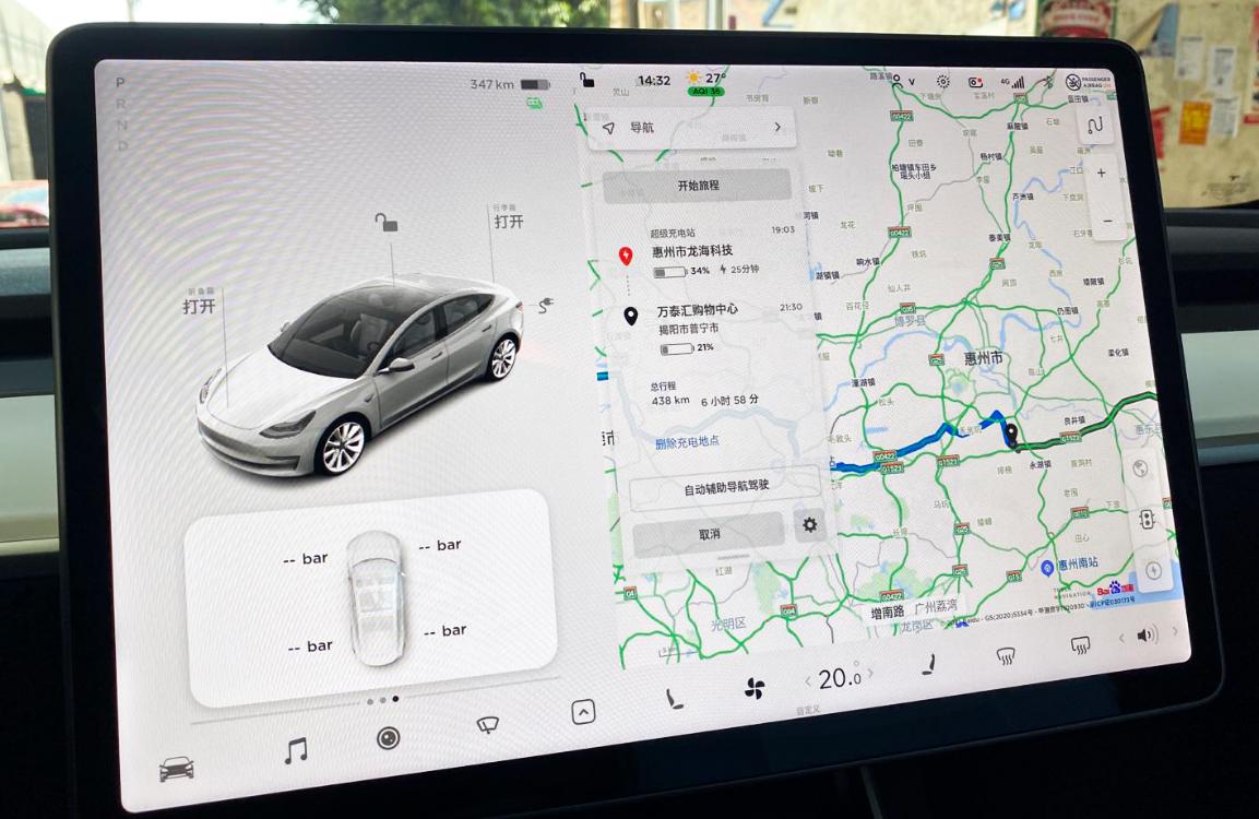 春节开特斯拉model 3回了趟老家,我发现了这些问题