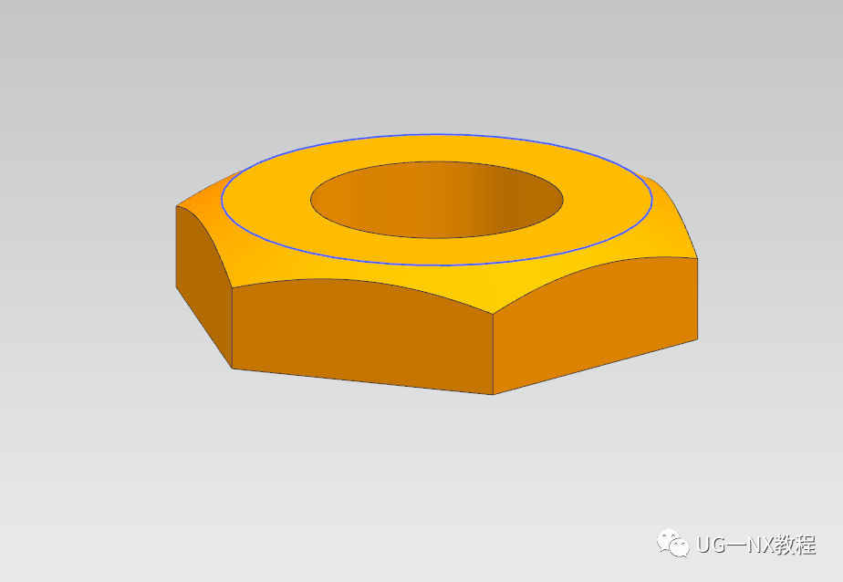简单的一个ug螺母模型小教程，你学会了吗？