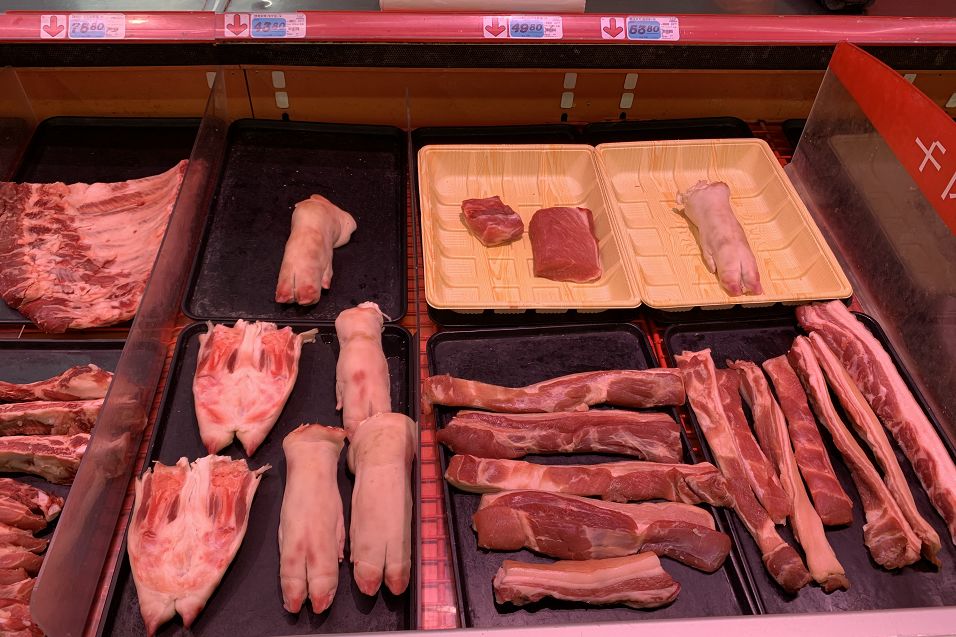 阜阳猪肉里脊肉卖到49.8元/斤！排骨卖到59.8/斤！啥时候降？