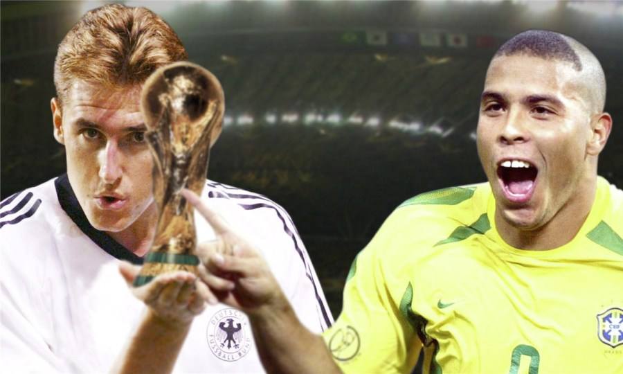 巴西世界杯大罗克洛泽(罗纳尔多称“克洛泽跟我一样有天赋”，建议德国队别学K神学卡恩)