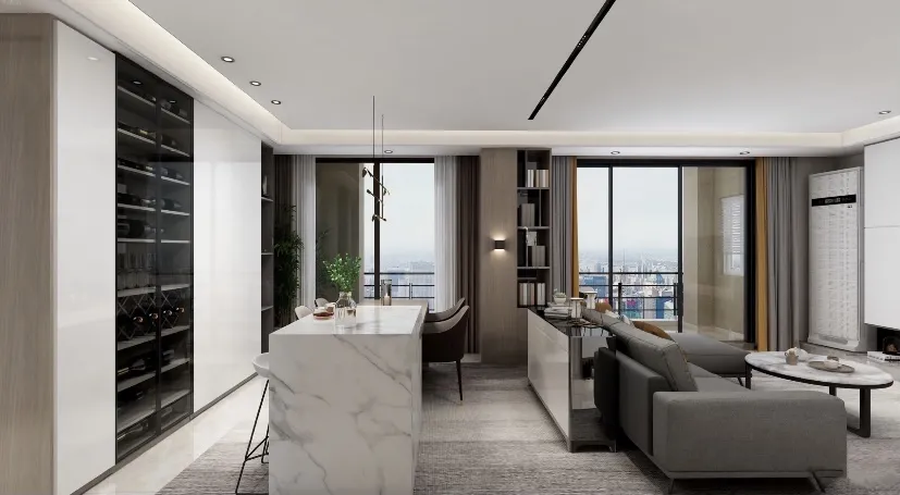 为什么"横厅"越来越受欢迎,客厅这么设计真的香