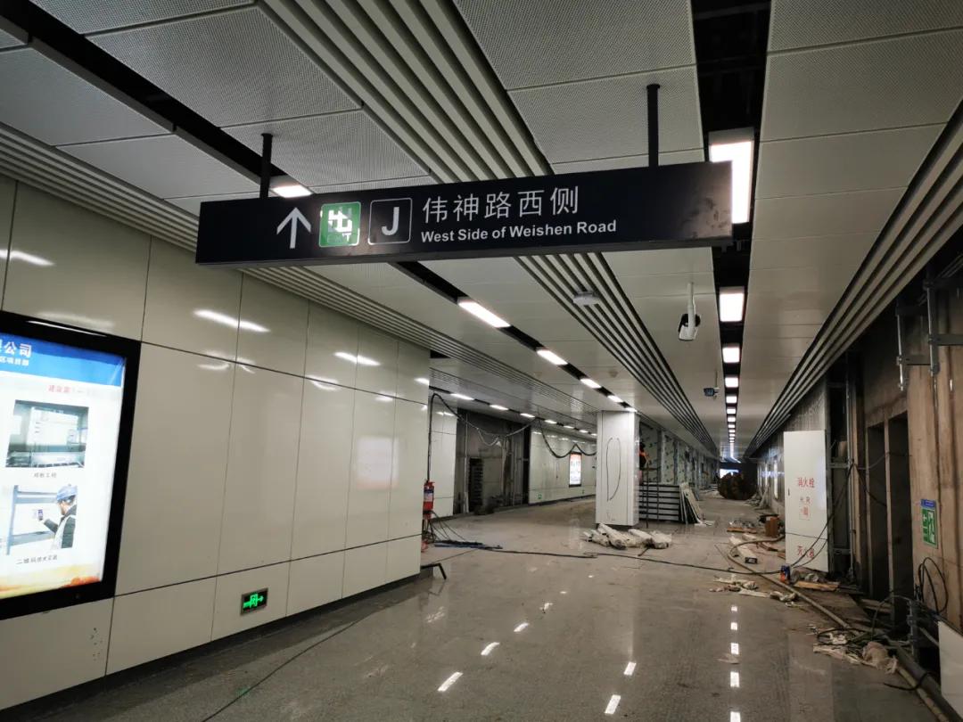 快开通了！地铁7号线开始跑图，首通段为江东二路站—奥体中心站