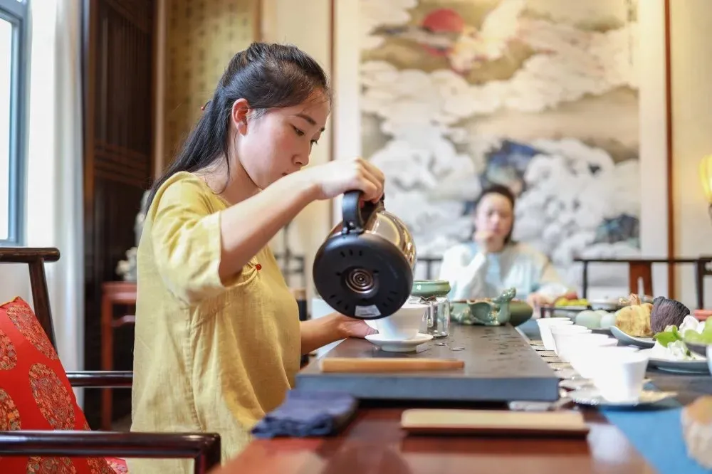 一叶知心、一茶清心 、一杯静心