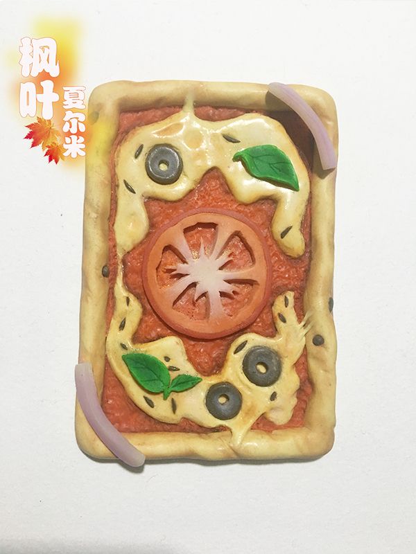 《炉石传说》手工软陶制作，炉石传说“披萨”卡背