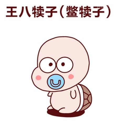 字面意思,王八为骂人的话,再加一个犊子更为贬义.