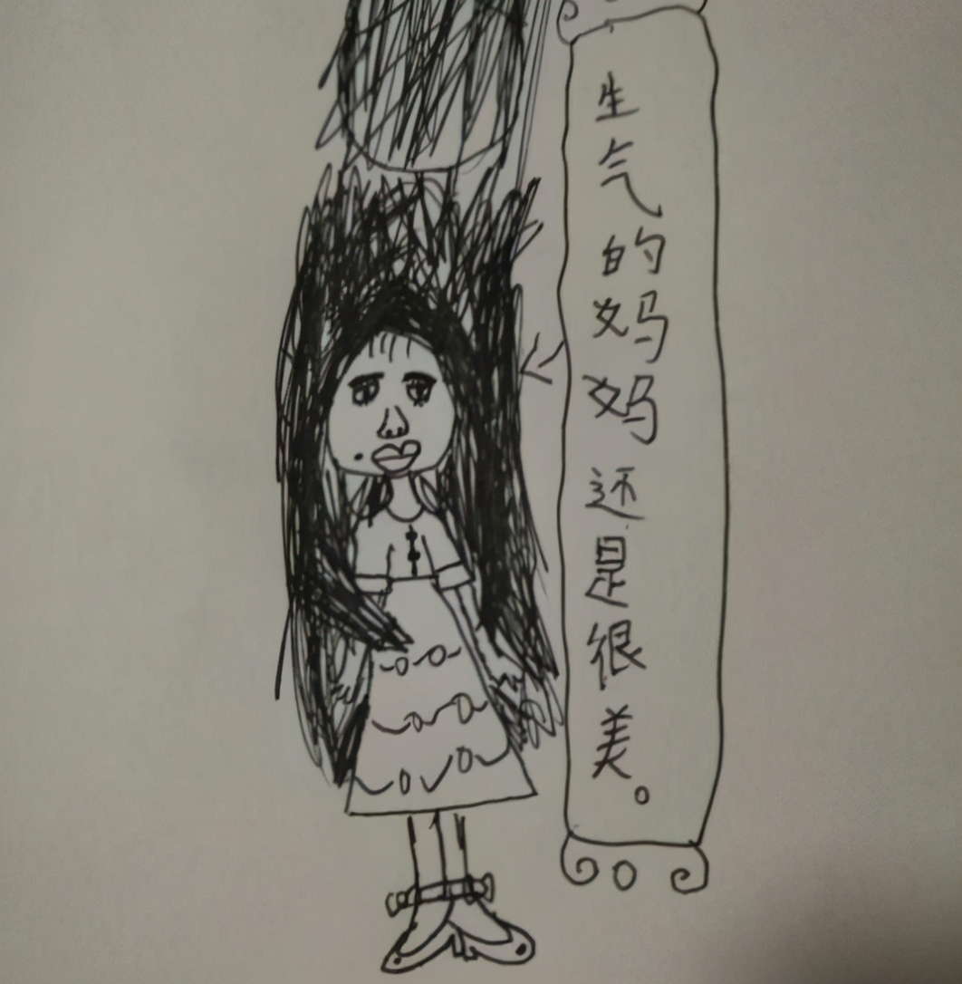 小学生画妈妈唯美睡姿火了，老师看后赞不绝口：都是妈见打系列