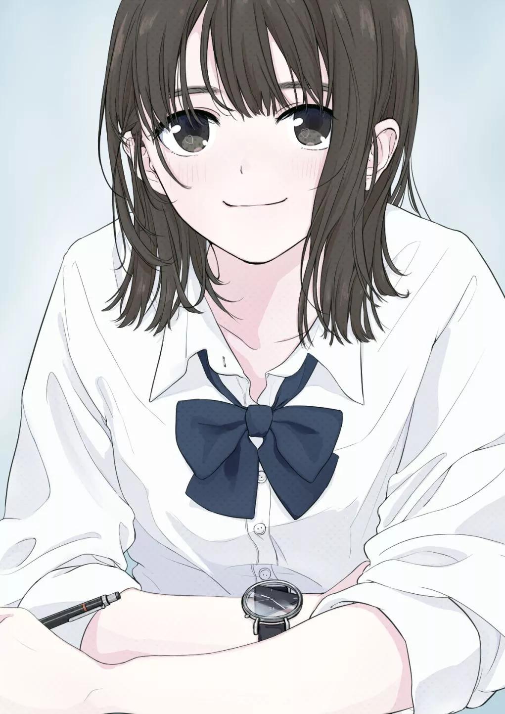 千反田电脑高清壁纸（P站插画分享｜作者：浅井うみ）