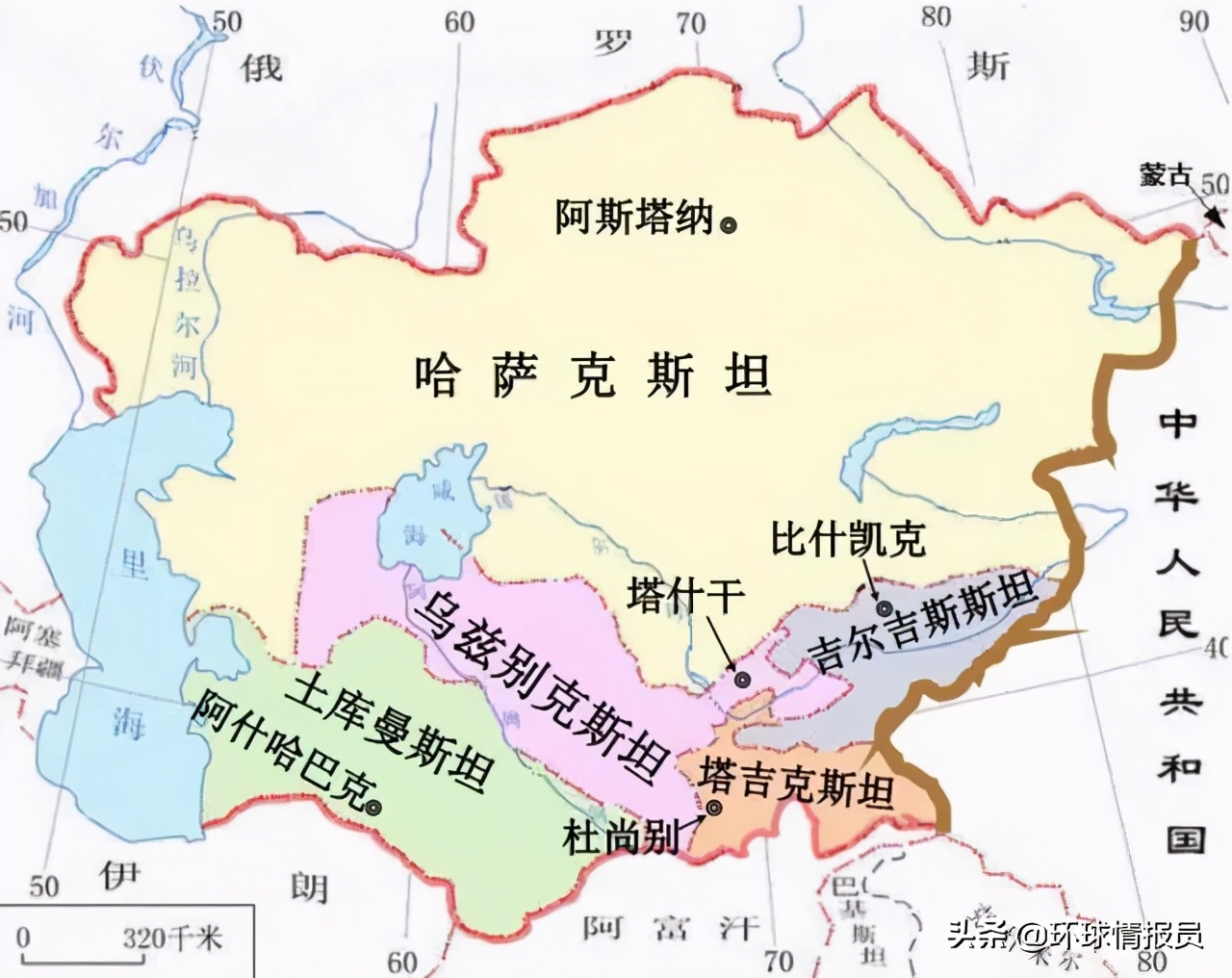 中亚五国是哪些国家(中亚为什么有五个“斯坦国”？他们是如何演化来的？)