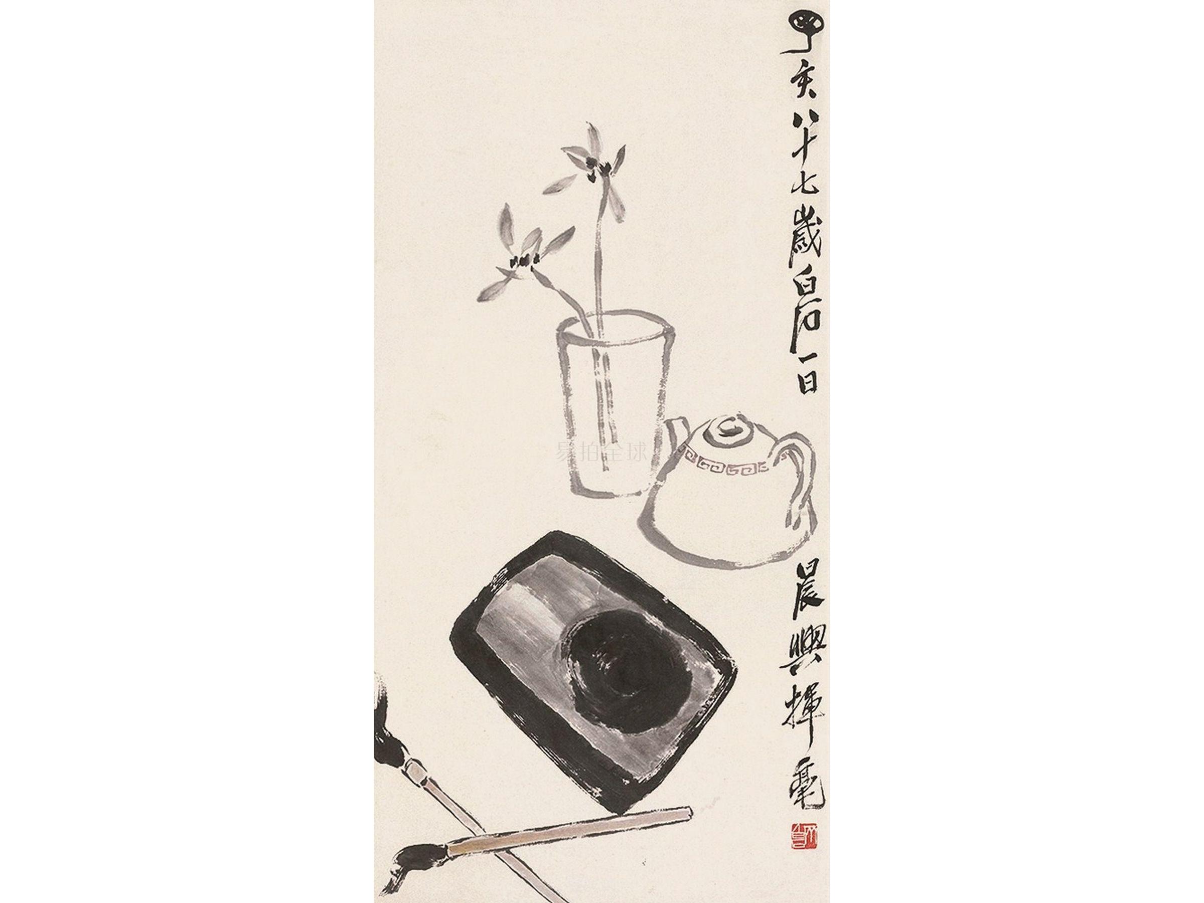 中国100名最著名画家系列-大写意国画齐白石