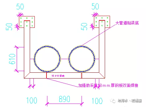 暖通丨工程丨大型管道支吊架计算选型及安装施工