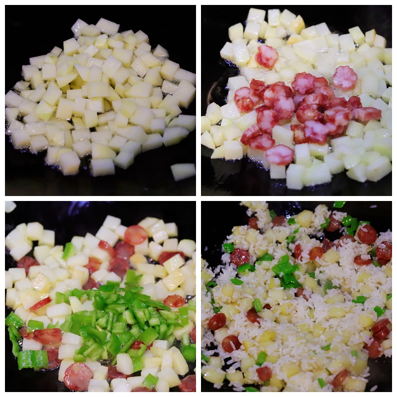 腊肠炒饭的做法（教你做香浓美味的腊肠炒饭）