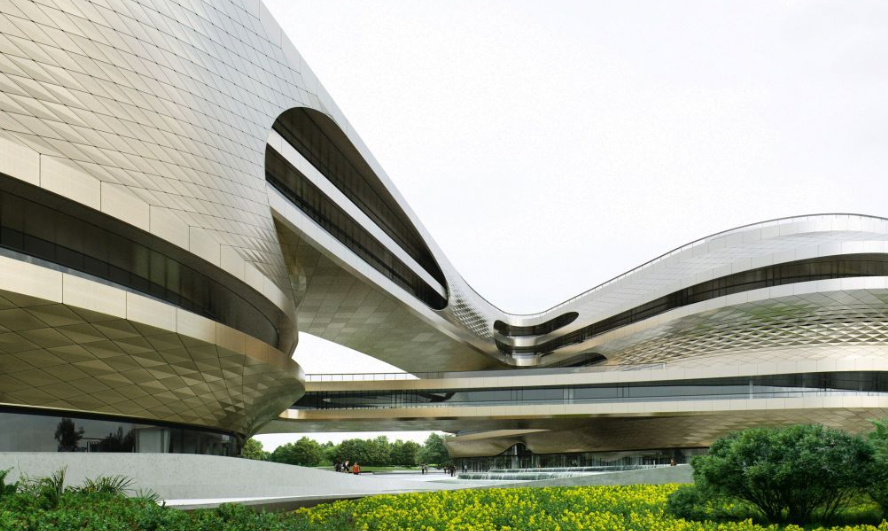 扎哈哈迪德建筑设计作品在中国(中国直销巨头真有钱!