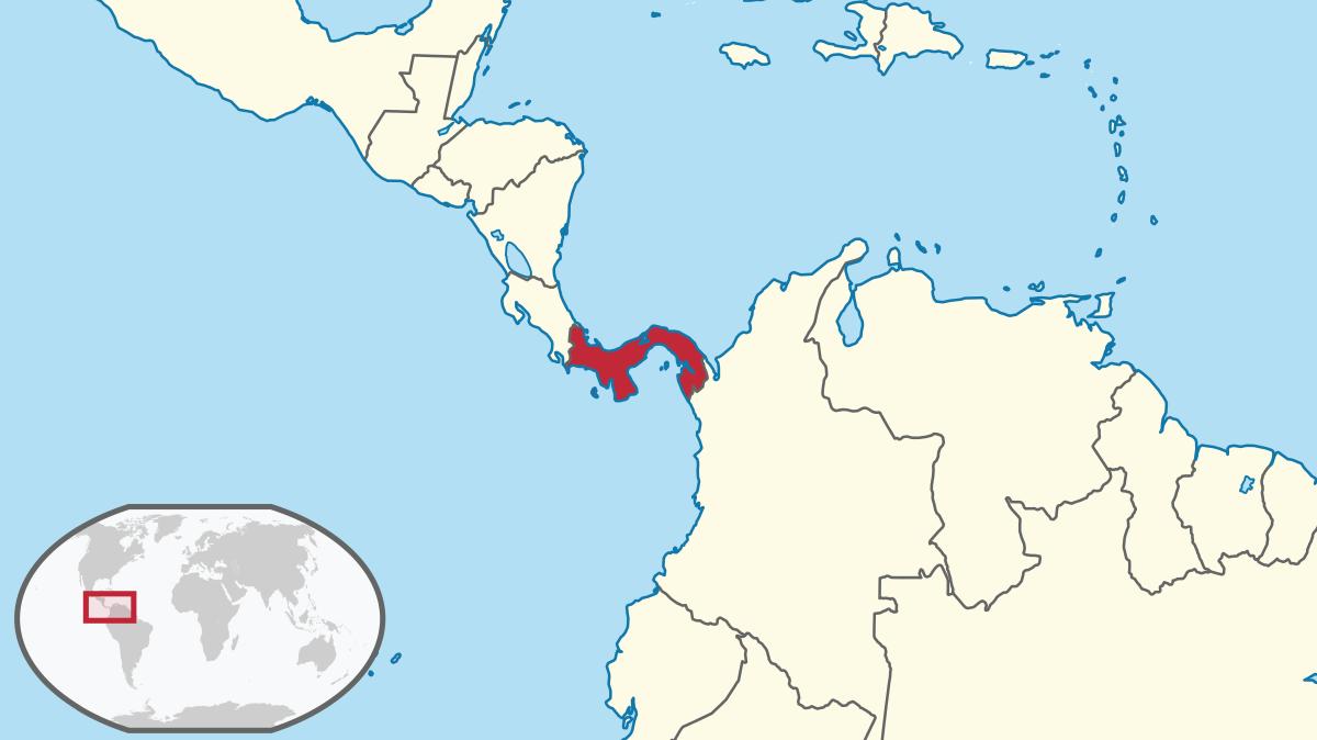 巴拿马运河地图 巴拿马地图高清版