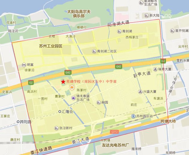 超全！园区、姑苏、相城、新区中小学施教区情况来了！