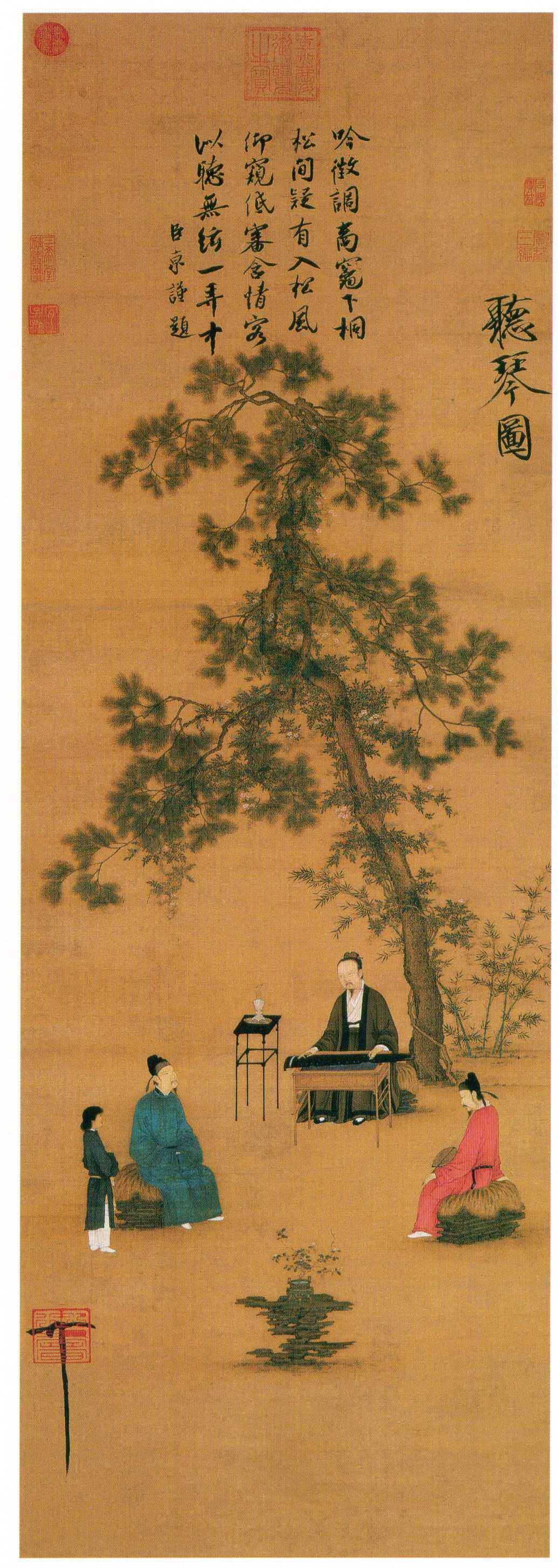 又另类又全面，与众不同《听琴图》解析，大量干货