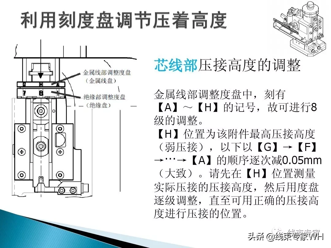 线束端子压接模具的正确使用方法与维护