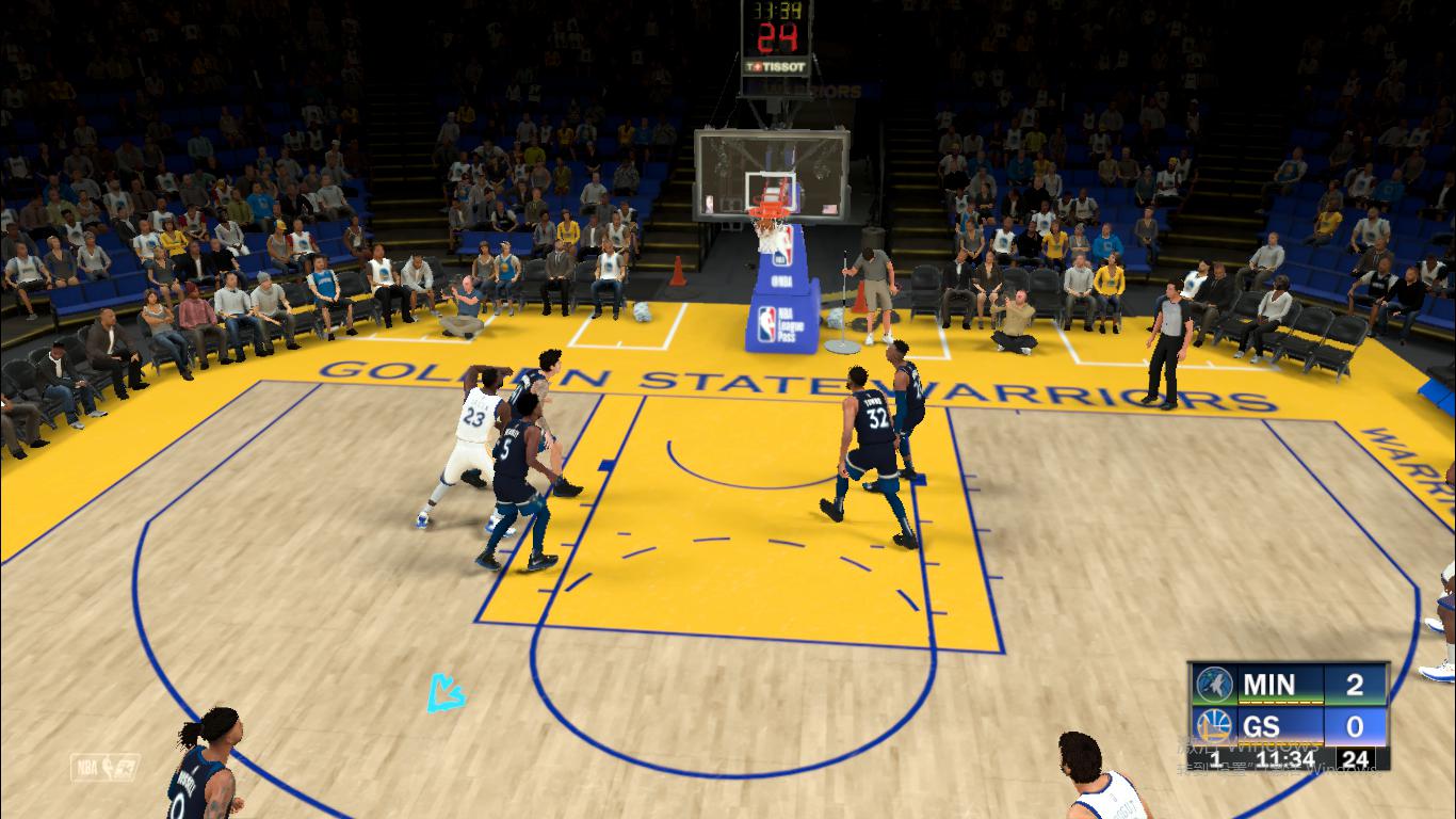 最强nba库里为什么顶不进(NBA2K:库里问鼎最强扣篮王，力量比肩奥尼尔，金州拉文终于圆满)