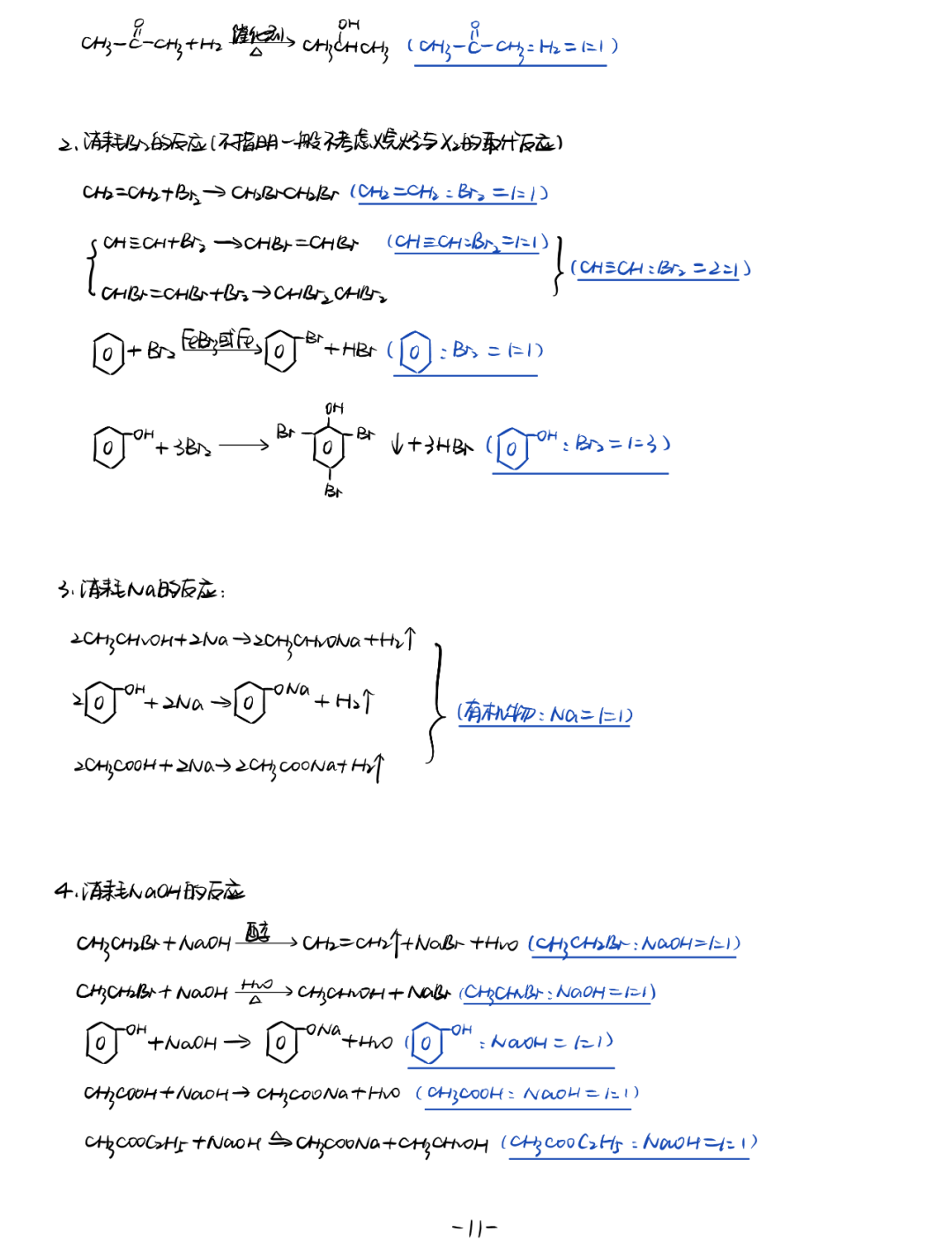 超赞！高中有机化学笔记，整理的相当不错，高中生快来看一看