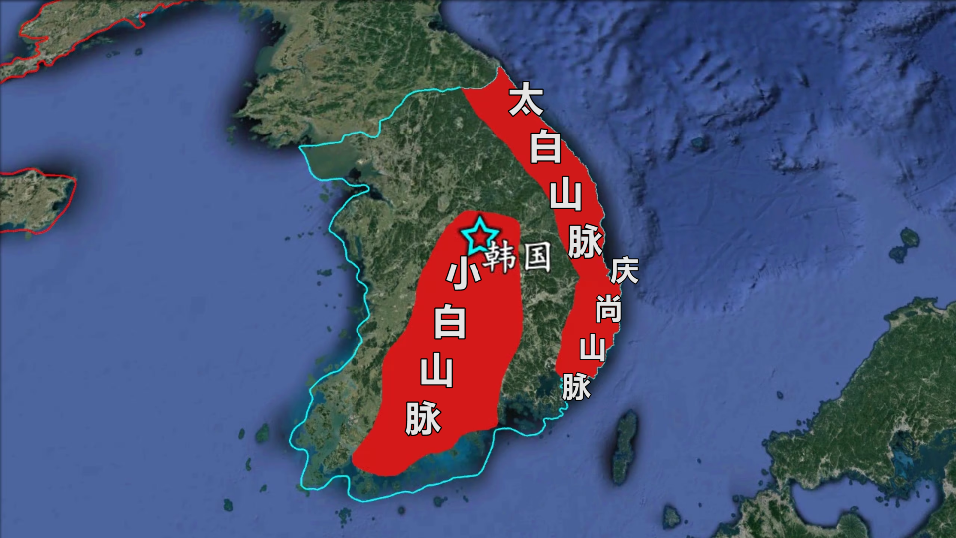韩国在中国的哪个方向（浙江和韩国地理面貌惊人的相似）