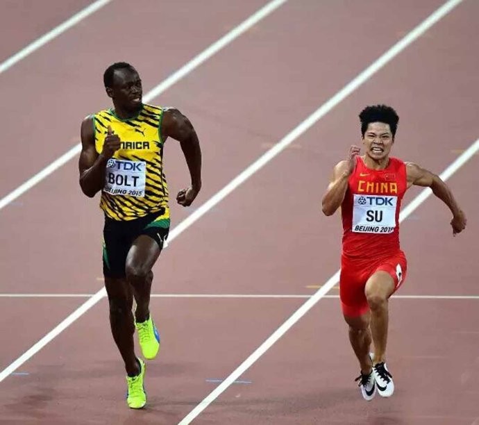 98秒,苏炳添打破亚洲百米赛纪录,创造黄种人的神话,一战封神)