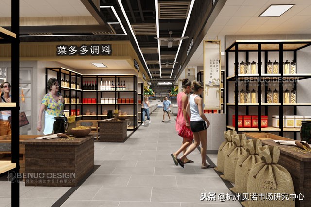 农贸市场设计案例｜百色菜多多生鲜街市的完美新升级